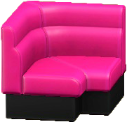 The Magenta version of Box Corner Sofa