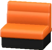 The Orange version of Box Sofa