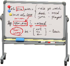 The Language Class version of Whiteboard