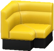 The Yellow version of Box Corner Sofa