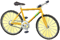 The Yellow version of Mountain Bike