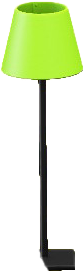 The Lime version of Shaded Floor Lamp