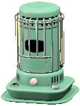 The Light Blue version of Round Space Heater
