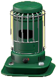The Green version of Round Space Heater