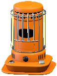 The Orange version of Round Space Heater