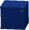 The Blue version of Mini Fridge