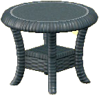 The Gray version of Rattan End Table