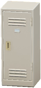 The White version of Upright Locker