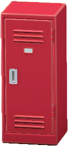 The Red version of Upright Locker