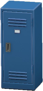 The Blue version of Upright Locker