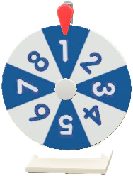The Two-Toned Numbers version of Colorful Wheel