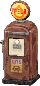 The Retro version of Retro Gas Pump