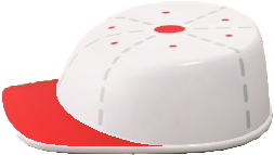 The White & Red version of Throwback Hat Table