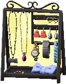 The Black version of Accessories Stand