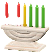 The White version of Celebratory Candles