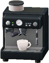 The Black version of Espresso Maker