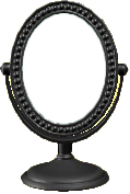 The Black version of Desk Mirror