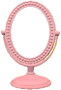 The Pink version of Desk Mirror