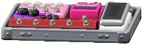 The Pink version of Pedal Board