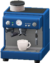 The Blue version of Espresso Maker