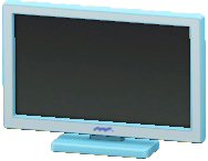 The Light Blue version of LCD TV (20 In.)