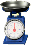 The Blue version of Analog Kitchen Scale