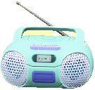 The Sky Blue version of Cute Music Player