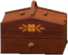 The Dark Brown version of Sturdy Sewing Box