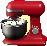 The Red version of Stand Mixer