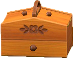 The Brown version of Sturdy Sewing Box