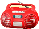 The Red version of Cute Music Player