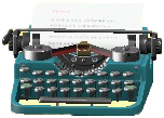 The Blue version of Typewriter