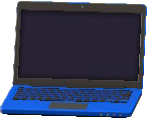 The Blue version of Laptop