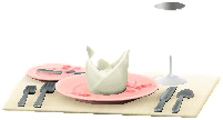 The Pink version of Table Setting