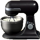 The Black version of Stand Mixer