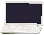 The White version of Laptop