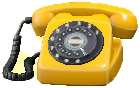 The Yellow version of Rotary Phone