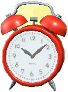 The Red version of Old-Fashioned Alarm Clock