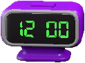 The Purple version of Digital Alarm Clock