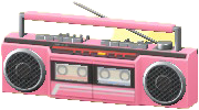 The Pink version of Cassette Player
