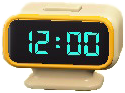 The White version of Digital Alarm Clock
