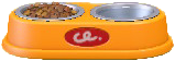The Orange version of Pet Food Bowl