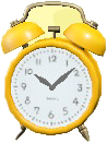 The Yellow version of Old-Fashioned Alarm Clock