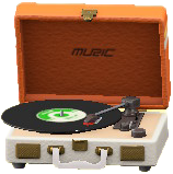 The Orange version of Portable Record Player