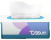 The Blue version of Tissue Box