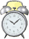 The Silver version of Old-Fashioned Alarm Clock