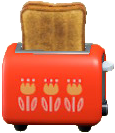 The Red version of Pop-Up Toaster