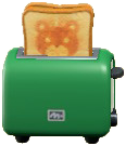 The Green version of Pop-Up Toaster