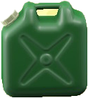 The Green version of Plastic Canister