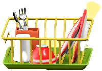 The Yellow version of Dish-Drying Rack